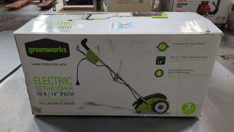 Greenworks Electric Dethatcher 10A 14" Path image