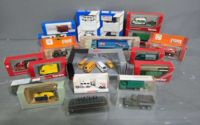 Miniature Model Vehicles Including Roco, Herpa, Albedo and More image