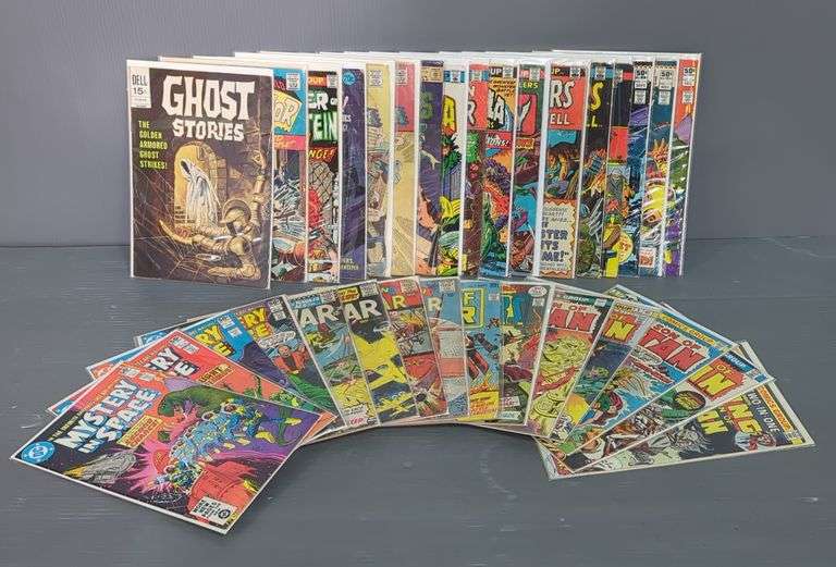 Action, History, Suspense, And Space Comic Books, Approx Qty 32 image