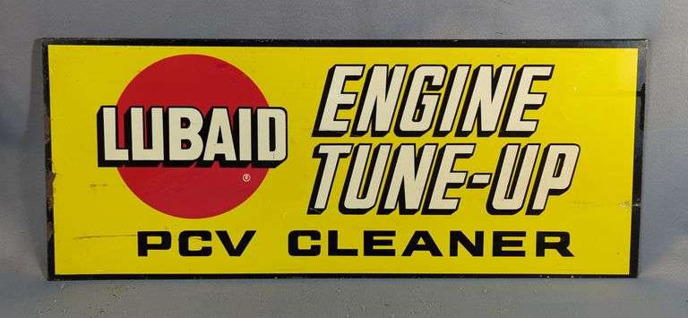 Lubaid Engine Tune-Up PCV Cleaner Metal Sign image