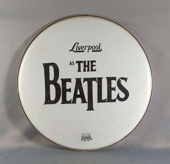 The Beatles Remo Weather King Bass Drum Head image