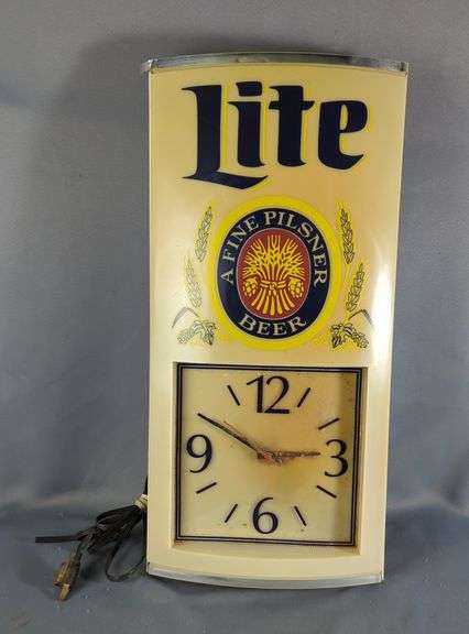 Miller Lite Beer Advertising Wall Clock image