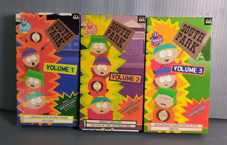 South Park VHS Tape Collection: Volumes 1-3 image