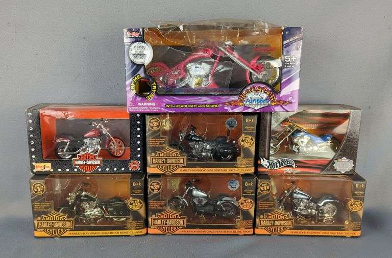 Diecast Motorcycle Assortment image