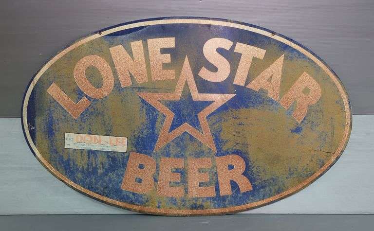 Lone Star Beer Advertising Sign image