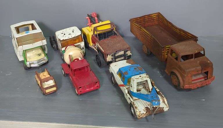 Tonka, Nylint, And Lumar Metal Toy Trucks image
