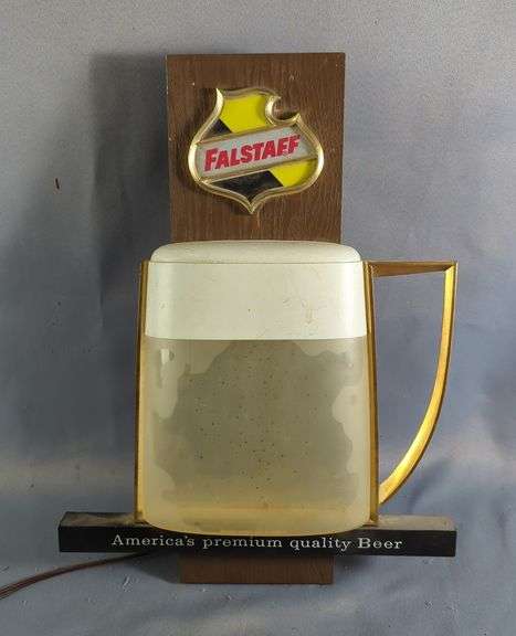 Falstaff Beer Animated Lighted Sign image