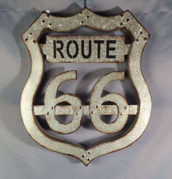 Metal Route 66 Sign image