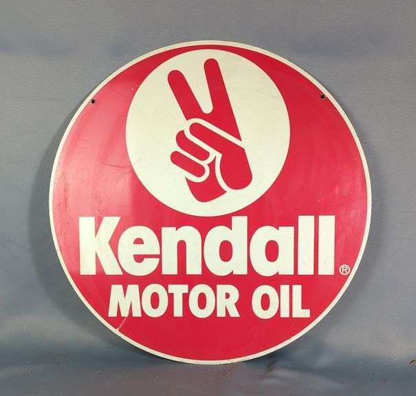 Kendall Motor Oil Double Sided Sign image