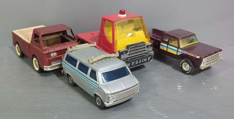 Pressed Steel Toy Trucks Including Nylint And Structo image