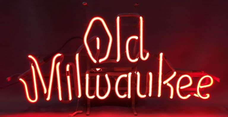 Old Milwaukee Neon Sign image