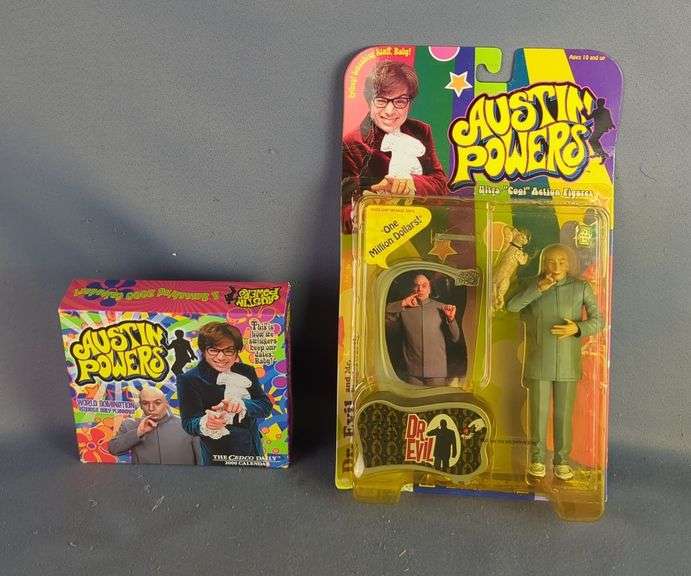 Austin Powers Action Figure and 2000 Calendar Mayo Auction Realty