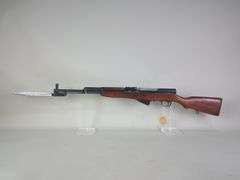 Russia/ KBI Inc SKS-45 7.62x39  Rifle SN# PN3051/ RH207928, Folding Bayonet, Stripper Clips And Cleaning Kit In Leather Pouch, Oiler In Pouch, In Box