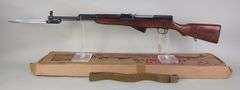 Russia/ KBI Inc SKS-45 7.62x39  Rifle SN# PN3051/ RH207928, Folding Bayonet, Stripper Clips And Cleaning Kit In Leather Pouch, Oiler In Pouch, In Box