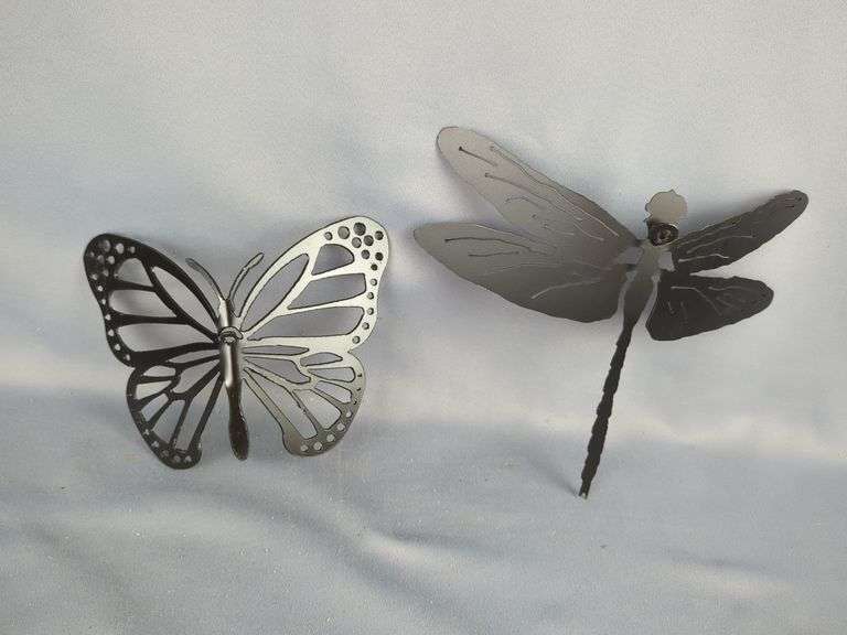 Metal Door Mat And Hanging Birdbath