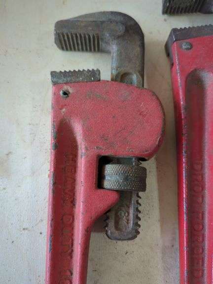 Pipe Wrenches, Qty 2 - Cummins & Unbranded