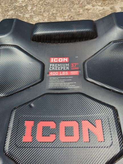 Icon Premium 37" Mechanic's Creeper - 400 LBS Capacity