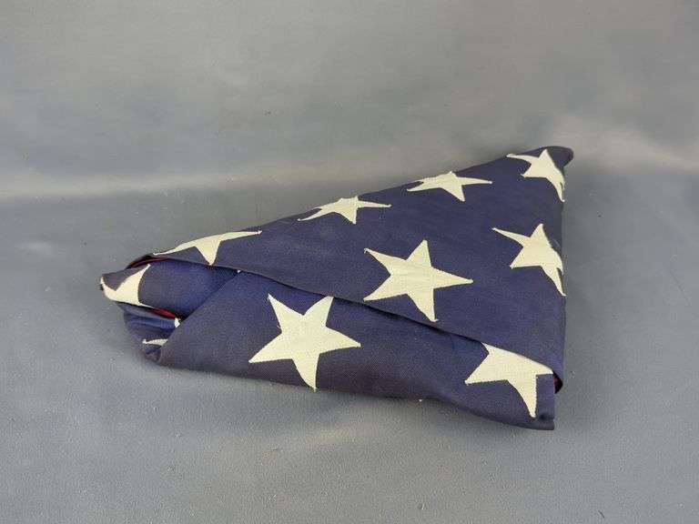 Folded United States Flag