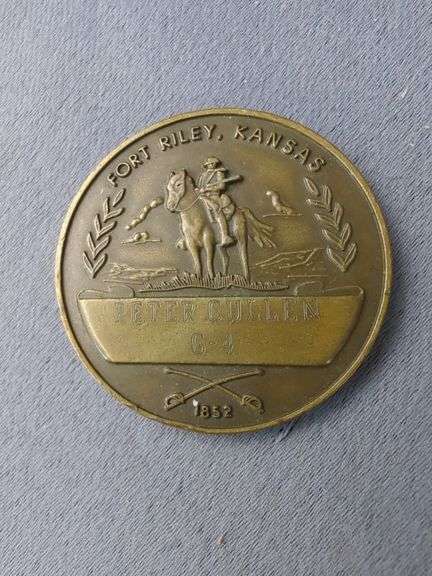 Military And Patriotic Items: Submarine Group Plaque, Bicentennial Plate, Hourglass & More