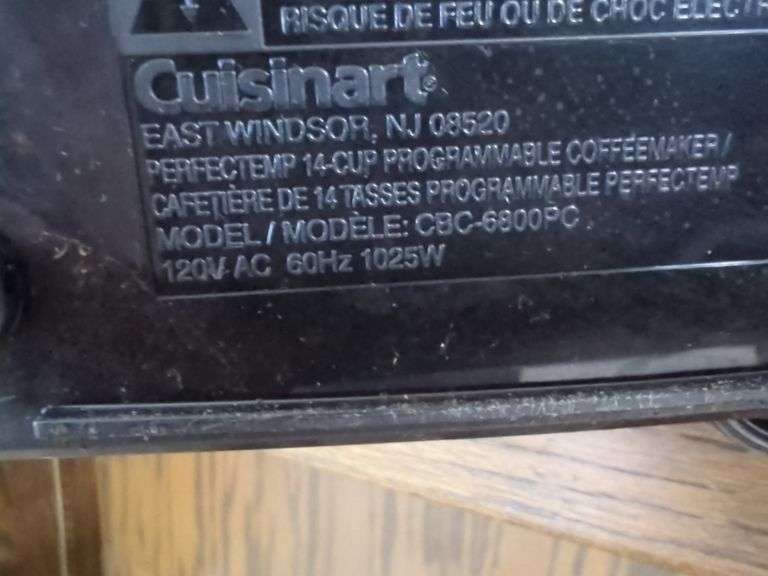 Cuisinart Perfectemp 14-Cup Programmable Coffee Maker with KitchenAid Coffee Grinder