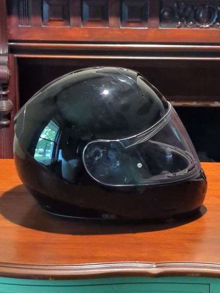 Black Motorcycle Helmet