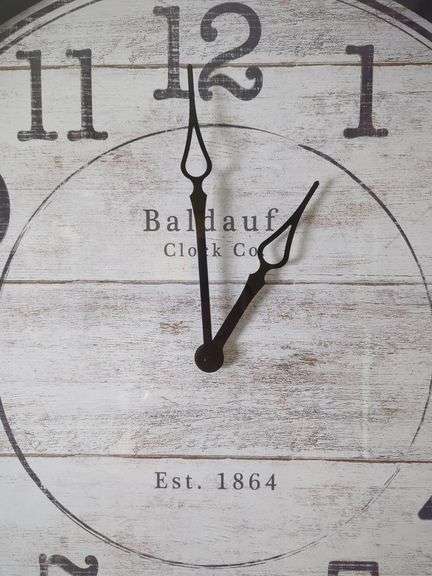 Baldauf Clock Company Wall Clock