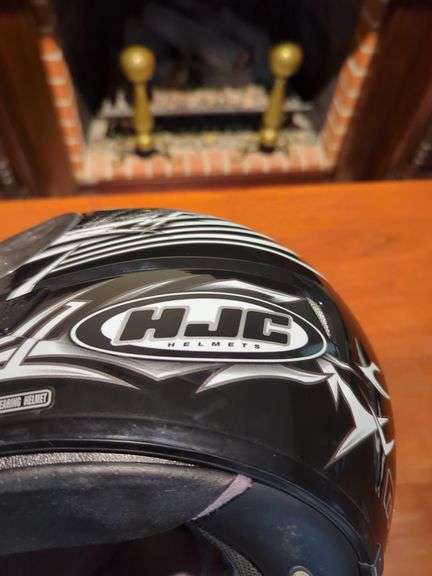HJC Motorcycle Helmet and Riding Gloves