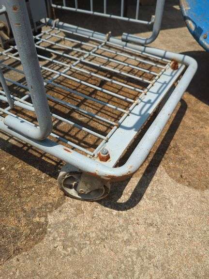 Rolling Metal Two-Tier Utility Cart