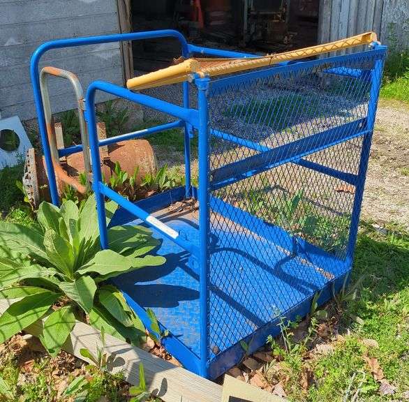 Forklift Work Platform Cage, Model WP-3648, 1000 lb Capacity