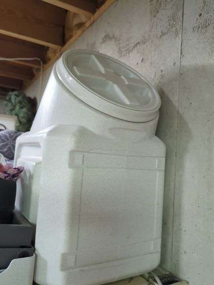 Pet Supplies Including Food Container, Cooling Bowl, Bone-Themed Container, and Patterned Pet Pillow