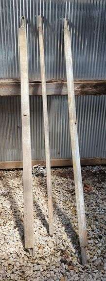 Fairmont Railroad Equipment Rails, Qty 3