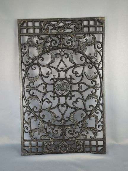 Metal Door Mat And Hanging Birdbath