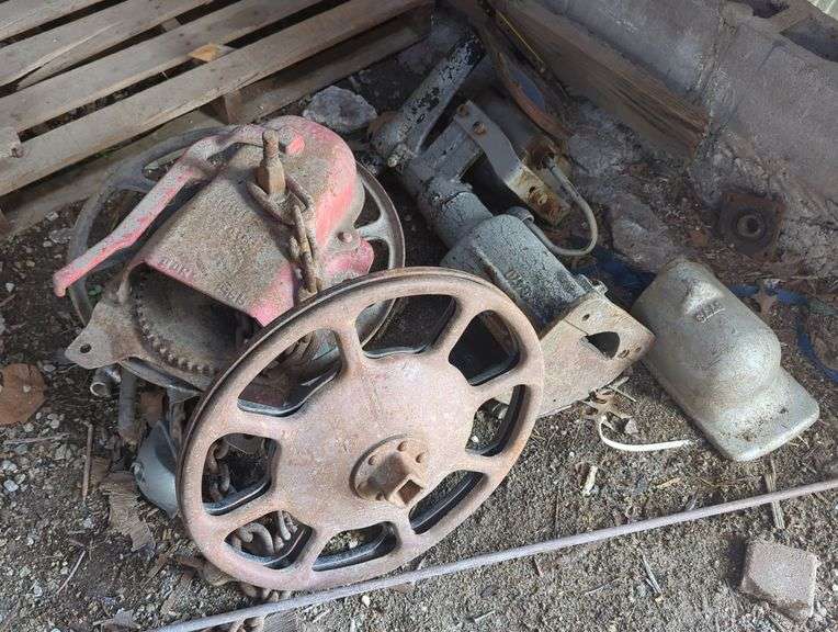 Railroad Equipment Including Hand Crank, Signal Light