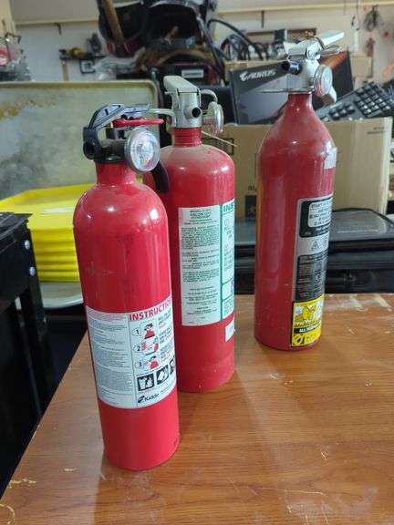Fire Extinguishers, Qty 3
