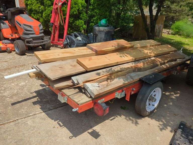 Lumber Assortment, Contents Of Trailer
