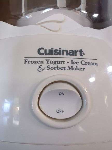 Cuisinart Frozen Yogurt, Ice Cream & Sorbet Maker with Extra Freezer Bowls