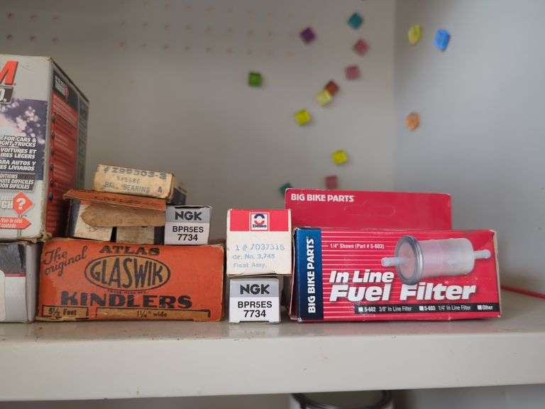 Auto Parts Assortment, Brands Including CarQuest, Parts Master, Fram, and More