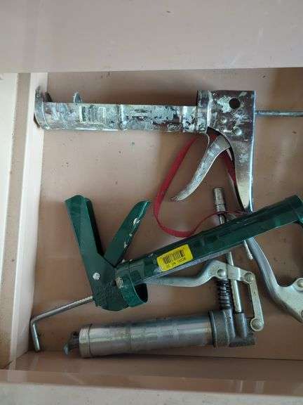 Grease / Caulk Guns, Assorted Styles and Brands