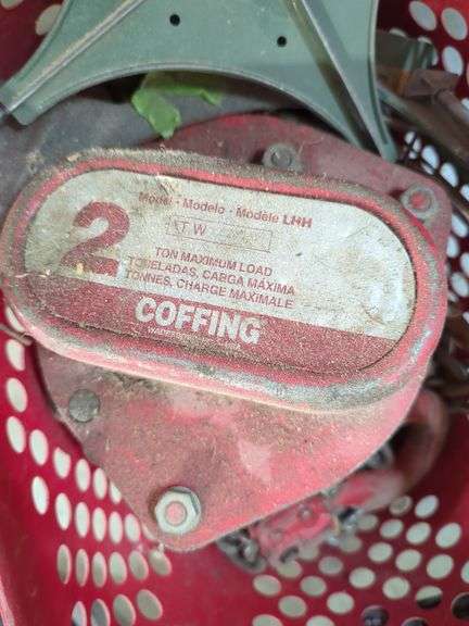 Coffing 2-Ton Chain Hoist with Basket