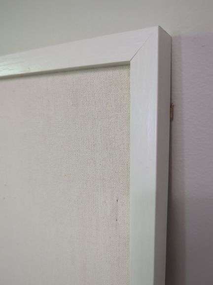 Round Framed Mirror and Framed Bulletin Board, 20-24"