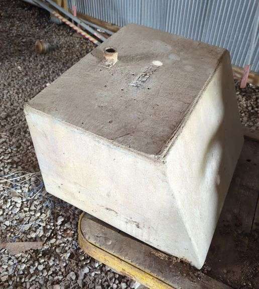 Concrete Block with Pipe Fitting