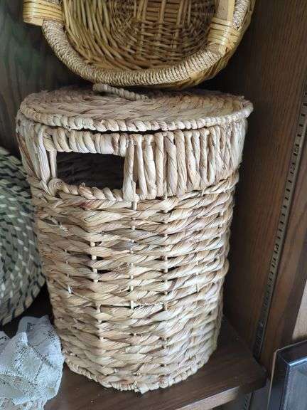 Decorative Woven Baskets, Qty 8