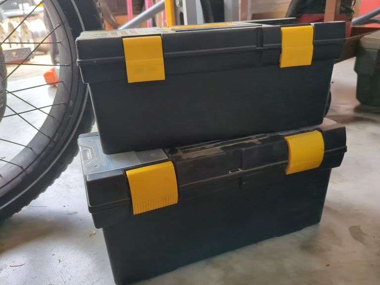 Polyvinyl Toolboxes, Qty 2