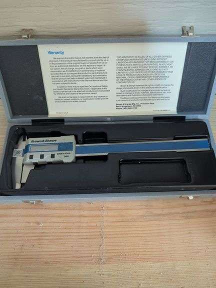 Starrett Micrometer and Brown & Sharpe Caliper Set