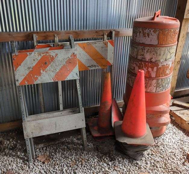 Traffic Safety Equipment Including Cones, Barrels, and Barricades