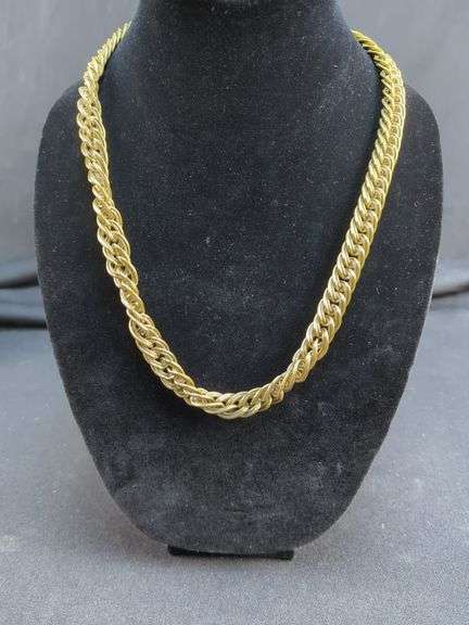 Three Gold Tone Necklaces