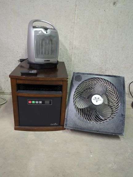 Lasko Heater, Duraflame Heater and Vornado Fan Lot