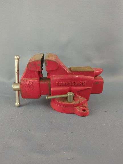 Craftsman Red Bench Vise,