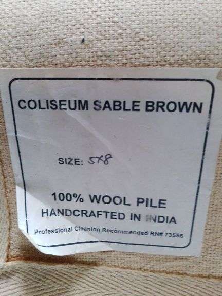 Coliseum Wool Area Rug, 5' x 8'