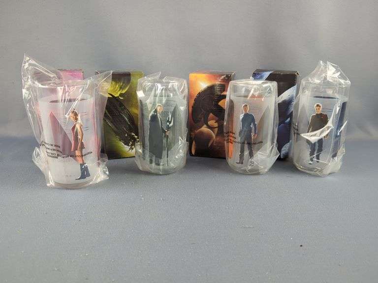 Star Trek Movie Character Collectible Glass Set